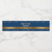 2024年王室の青パーソナライズされた院生クラス ペットボトルラベル (シングルラベル)