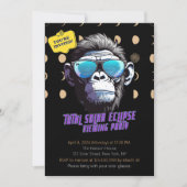 2024年皆既日食観賞パーティー招待状 招待状 (正面)