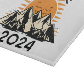 2024年皆既日食 カッティングボード (角)
