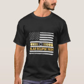 2024年皆既日食 トータリティフェーズ アメリカ Tシャツ (正面)