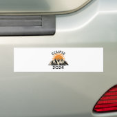 2024年皆既日食 バンパーステッカー (車上)