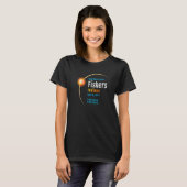 2024年皆既日食 フィッシャーズ インディアナ州 1 Tシャツ (正面フル)