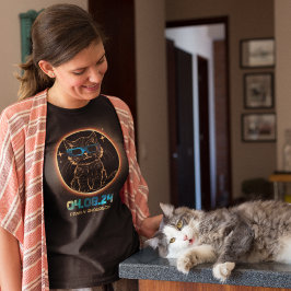 2024年皆既日食 猫の日食グラス Tシャツ