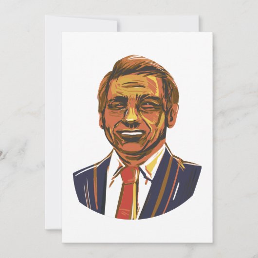 2024年社長兼ロン・デサンティス 招待状 (正面)