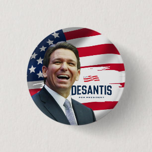 2024年社長兼Ron Desantis 缶バッジ