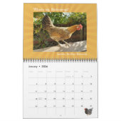 2024年私たち鶏のカレンダー以外の誰もここに来ない カレンダー (1月 2026)