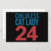 2024年米国チルドレスキャットレディ選挙投票 招待状 (正面/裏面)