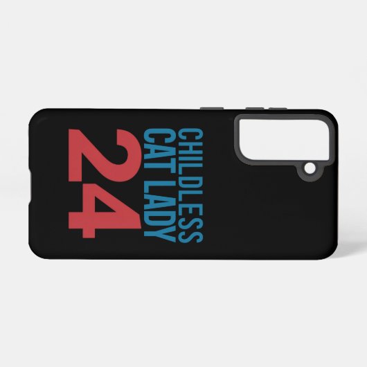 2024年米国チルドレスキャットレディ選挙投票 SAMSUNG GALAXYケース (裏面横)