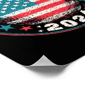 2024年米国国旗の場合 ポスター (角)