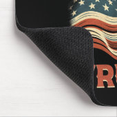 2024年米国国旗の場合 マウスパッド (コーナー)