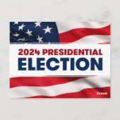 2024年米国大統領の選挙 ポストカード (裏面)