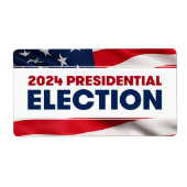 2024年米国大統領の選挙 ラベル (正面)