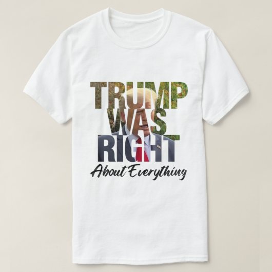 2024年米国大統領トランプTシャツデザイン Tシャツ (デザイン正面)
