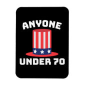 2024年米国大統領向け70歳未満の方おもしろい向 マグネット (縦)