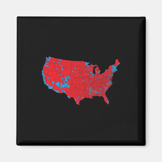 2024年米国大統領選挙地図 トランプ 共和党 R マグネット (正面)
