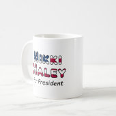 2024年米国大統領選挙Nikki Haley コーヒーマグカップ (正面左)