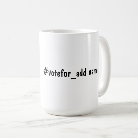 2024年米国選挙の大統領の育成 コーヒーマグカップ (正面右)