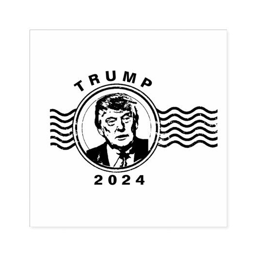 2024年米国郵政公社トランプ社長 ラバースタンプ (インプリント)
