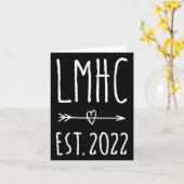 2024年精神保健カウンセラー免許卒業 カード (黄色い花)