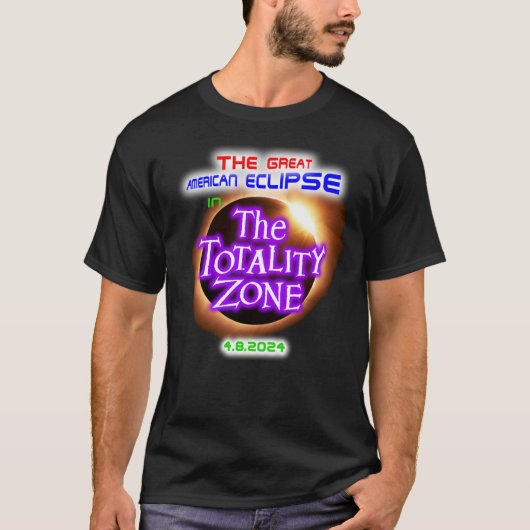 2024年素晴らしのTシャツのアメリカンEclipse Tシャツ (正面)
