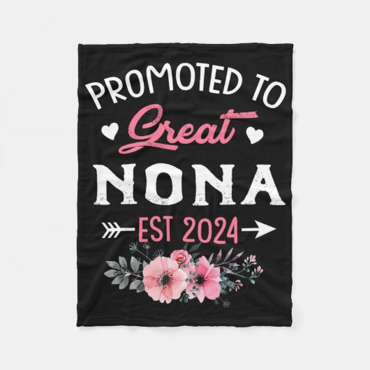 2024年素晴らし花をNona Estへ フリースブランケット (正面)