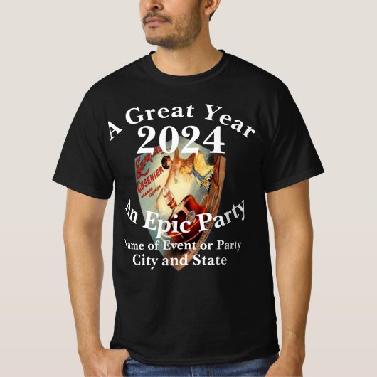 2024年結婚式リハーサルディナー受付 Tシャツ (正面)