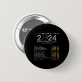 2024年総太陽の日食4月8日Eclipのパス 缶バッジ (正面&裏面)