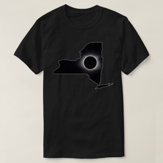 2024年総太陽のEclipseニューヨークTシャツ Tシャツ (デザイン正面)