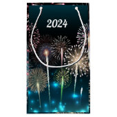 2024年花火新年おめでとう スモールペーパーバッグ (裏面)