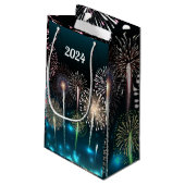 2024年花火新年おめでとう スモールペーパーバッグ (裏面アングル)