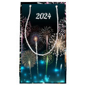 2024年花火新年おめでとう スモールペーパーバッグ (正面)