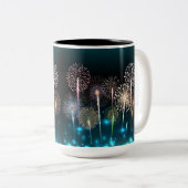 2024年花火新年おめでとう ツートーンマグカップ (正面右)