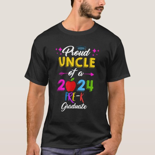 2024年誇りを持ったプリスクールKファミールの叔父 Tシャツ (正面)