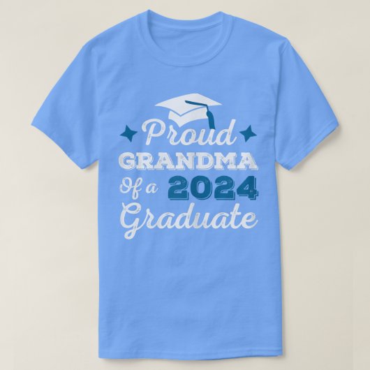2024年誇りを持った卒業の女子おばあちゃん Tシャツ (デザイン正面)