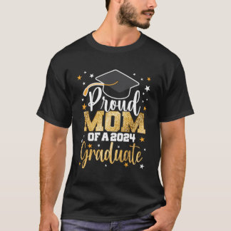 2024年誇りを持った卒業クラスの上級卒業生の母 Tシャツ