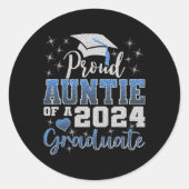 2024年誇りを持った卒業ファミ素晴らしリアコール ラウンドシール (正面)