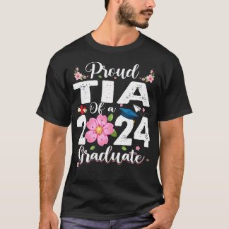 2024年誇りを持った卒業2024年卒のTia Tシャツ