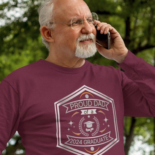 2024年誇りを持った卒父長日卒業パパ Tシャツ