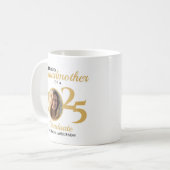 2024年誇りを持った大学院写真の祖母と名前 コーヒーマグカップ (正面左)