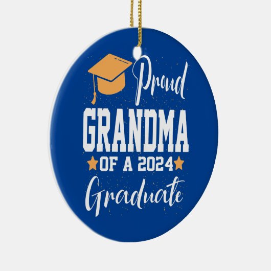 2024年誇りを持った大学院恐竜のクラスおばあちゃん セラミックオーナメント (右)