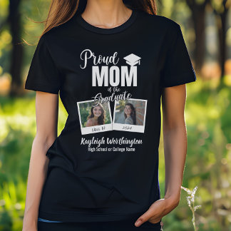 2024年誇りを持った大学院生の母の写カスタム真 Tシャツ