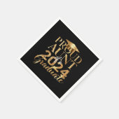 2024年誇りを持った年卒業クラスのおばさん スタンダードカクテルナプキン (角)