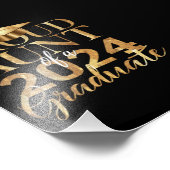 2024年誇りを持った年卒業クラスのおばさん フォトプリント            (角)