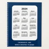 2024年警察ボックス青いカレンダーバイジャンツ プランナー手帳 (正面)