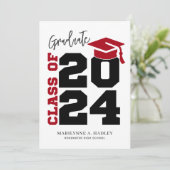 2024年赤黒卒業 招待状 (スタンド正面)