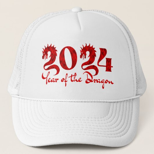 2024年辰年レッド キャップ (正面)