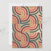 2024年辰年 赤い中国の新年休暇グリーティングカード 招待状 (裏面)