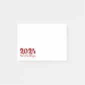 2024年辰年 赤 ポストイット (正面)