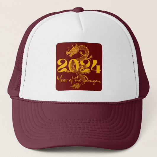 2024年辰年(龍年)春節 キャップ (正面)