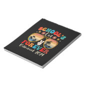 2024年退職した最終日先生 ノートパッド (回転)